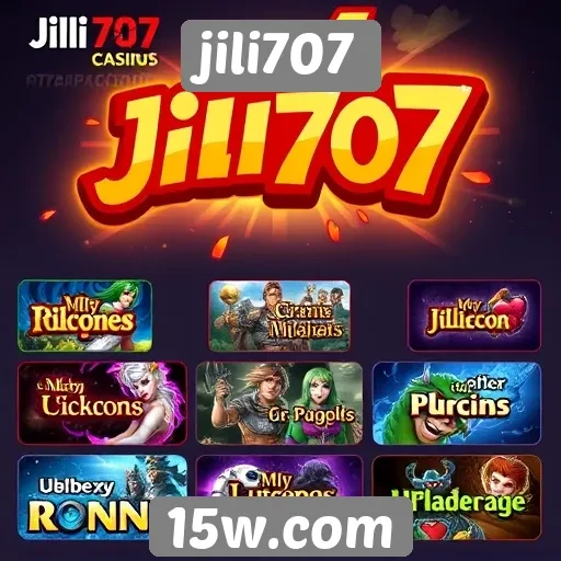 Principais jogos disponíveis na plataforma jili707